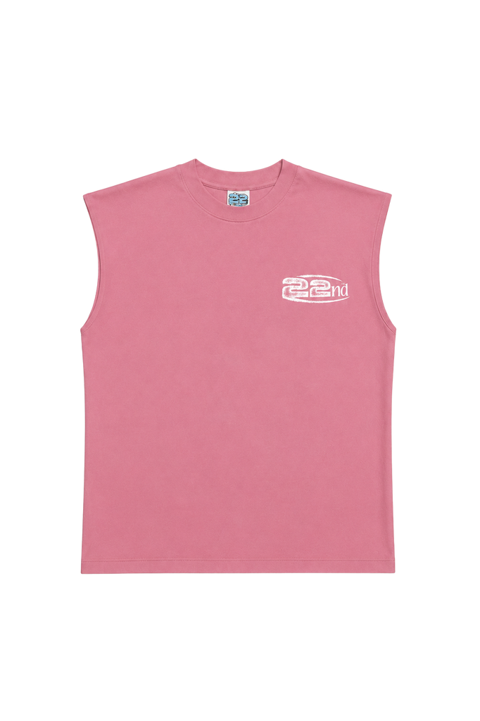 T-shirt Smanicata 22nd Con Stampa