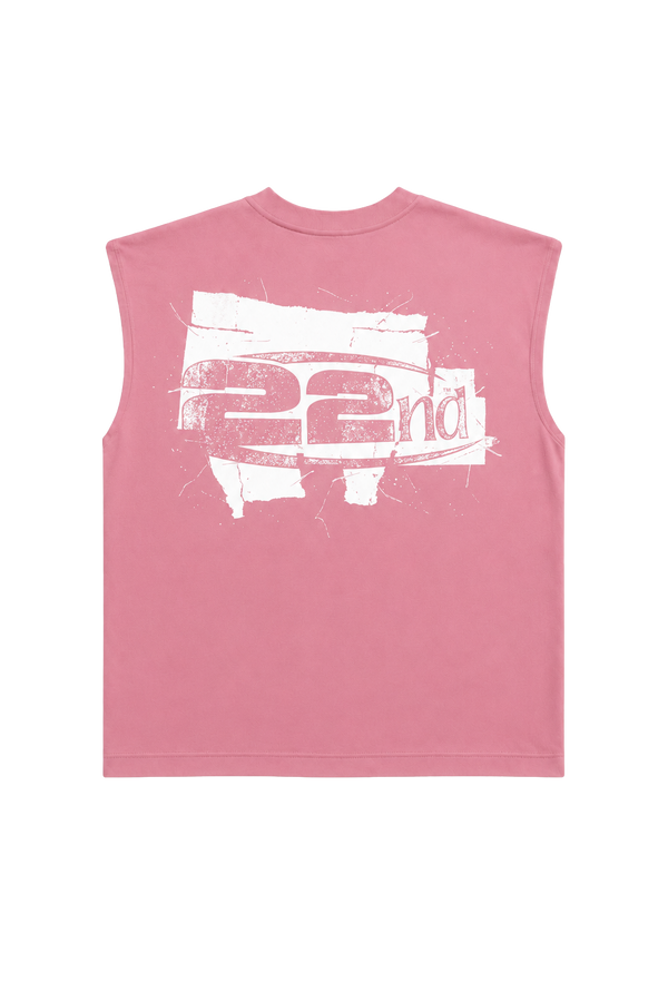 T-shirt Smanicata 22nd Con Stampa