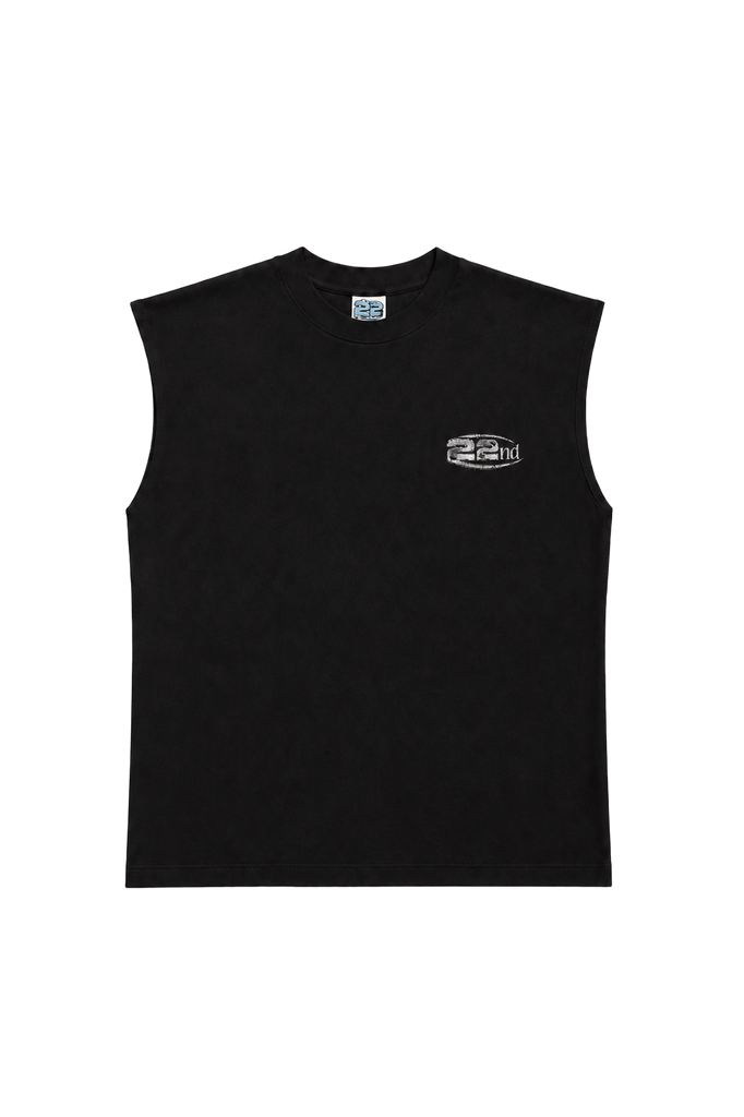 T-shirt Smanicata 22nd Con Stampa