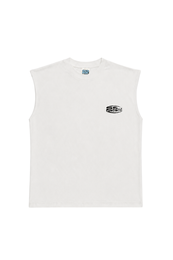 T-shirt Smanicata 22nd Con Stampa
