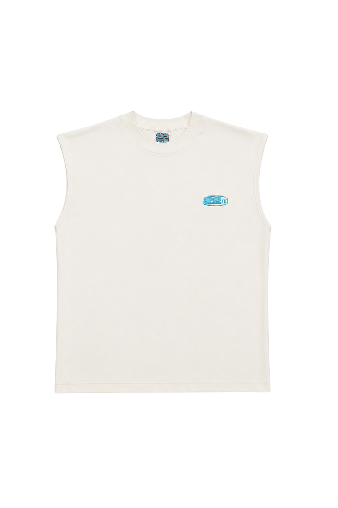 T-shirt Smanicata 22nd Con Stampa