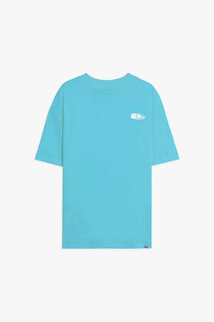 T-shirt in cotone Boxy  Fit con Logo Ricamato 22ND