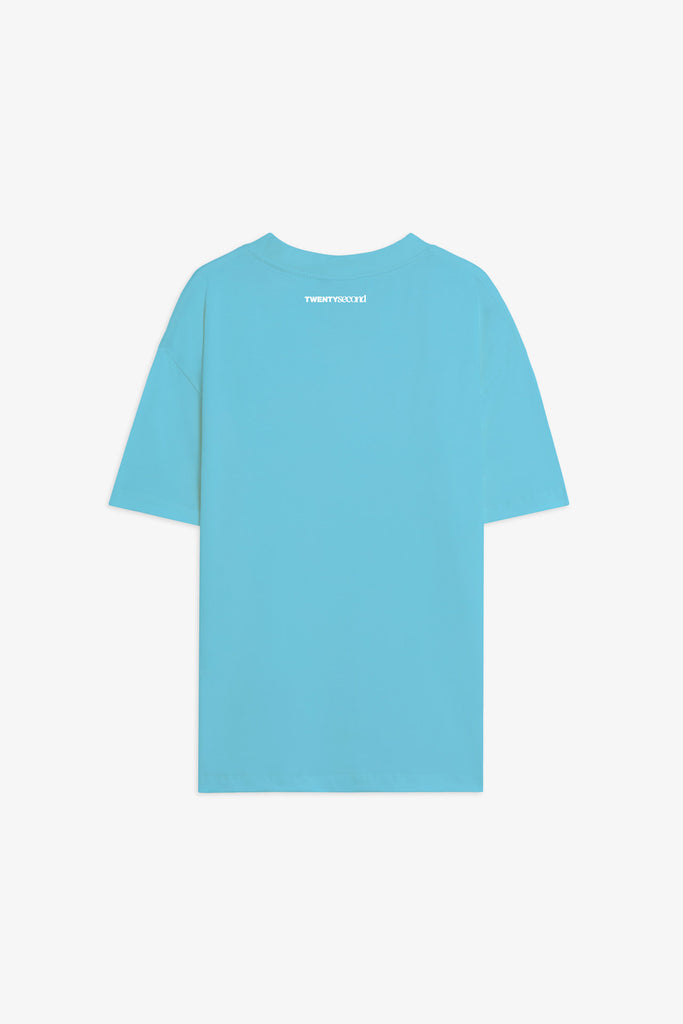 T-shirt in cotone Boxy  Fit con Logo Ricamato 22ND