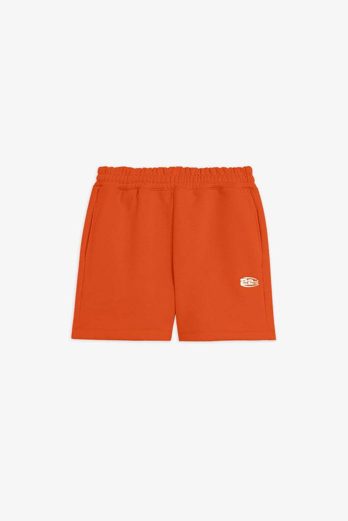 Bermuda in felpa con logo ricamato
