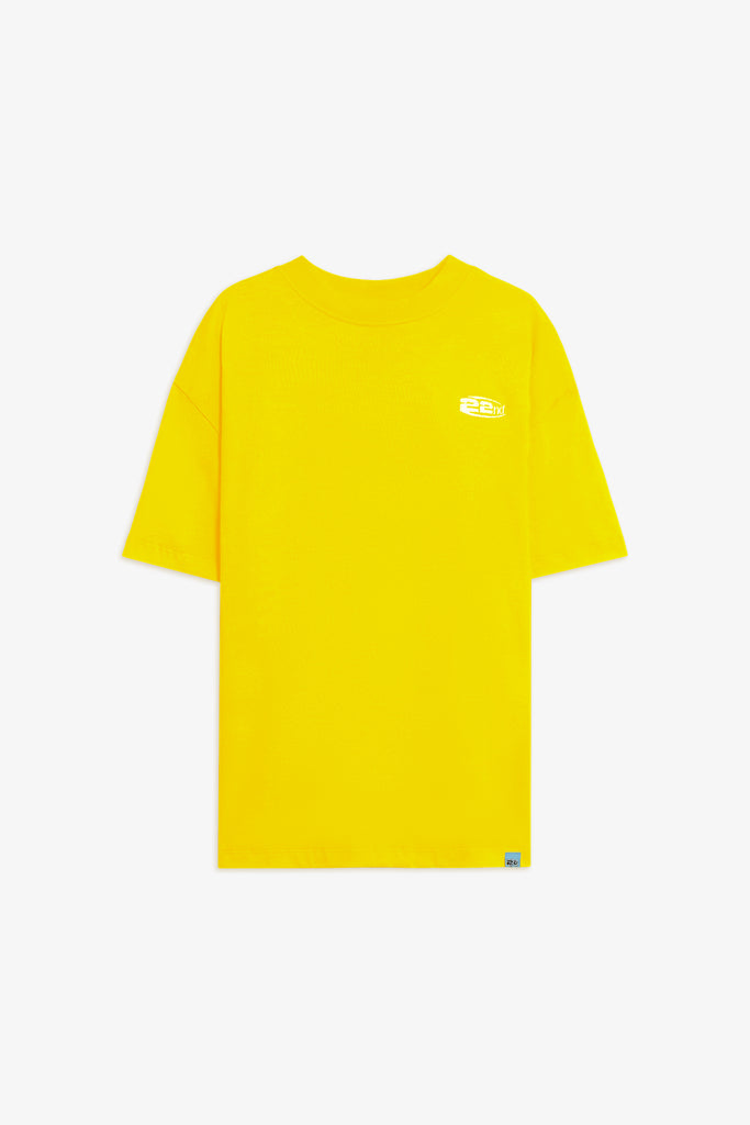 T-shirt in cotone Boxy  Fit con Logo Ricamato 22ND
