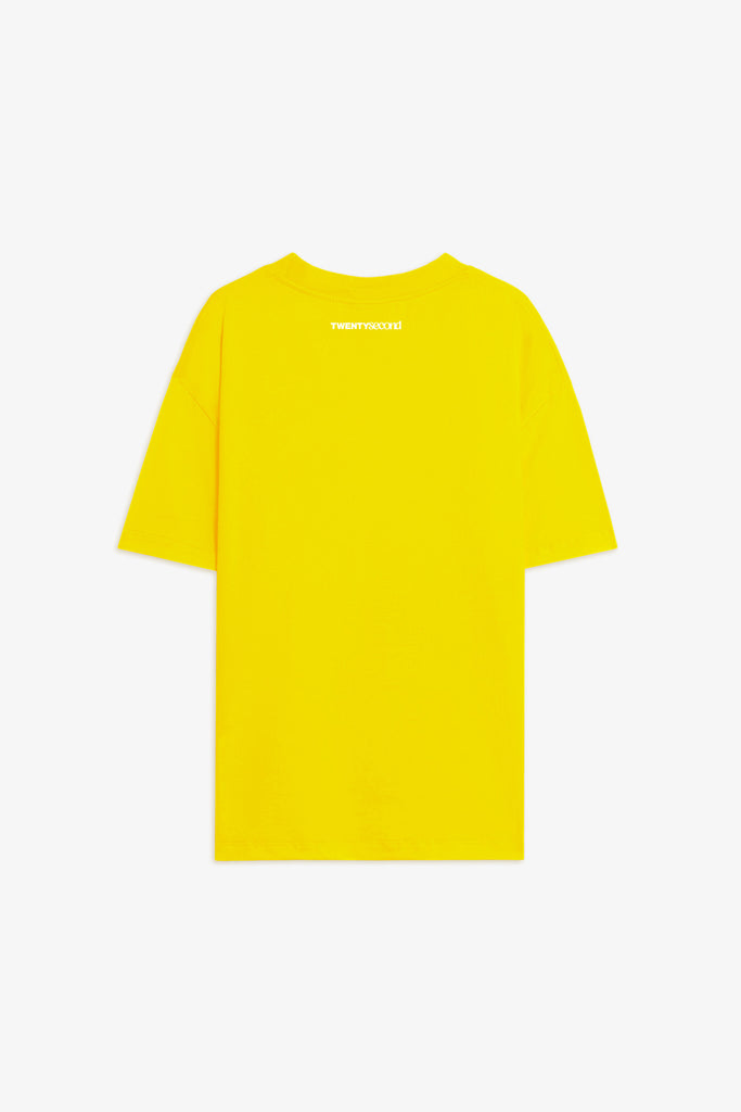 T-shirt in cotone Boxy  Fit con Logo Ricamato 22ND