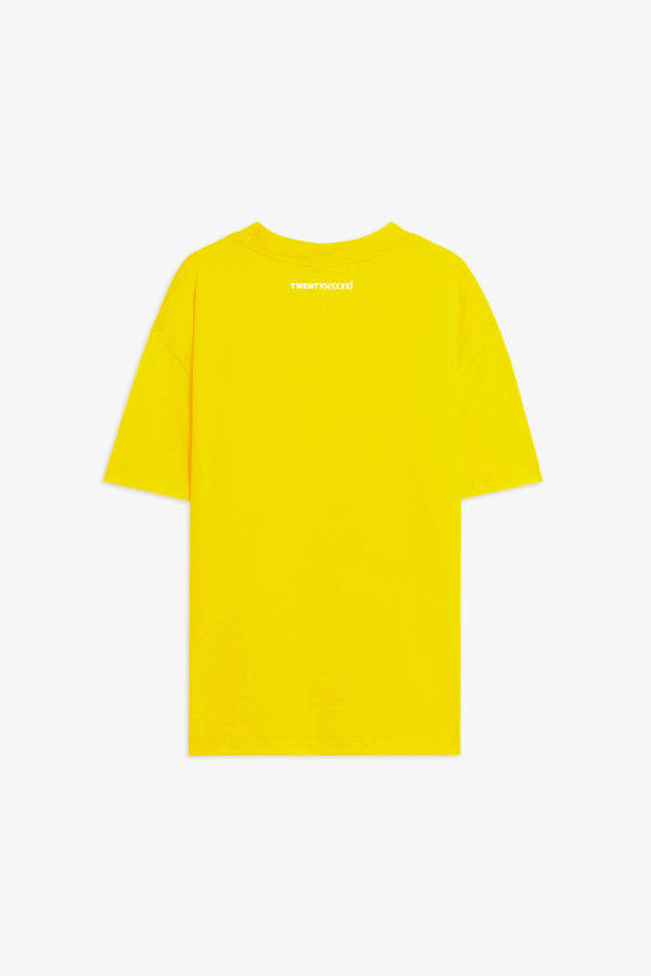 T-shirt in cotone Boxy  Fit con Logo Ricamato 22ND